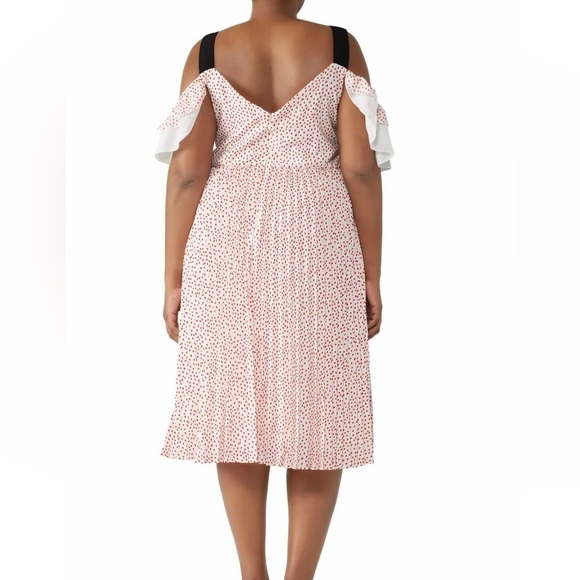 Eloquii Printed Graphic Pleated Midi Dress - Picture 2 of 11